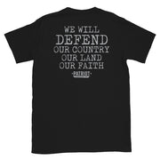 We Will Defend - Our Country, Our Land & Our Faith - Simple